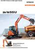 Serie ZAXIS-5 Versione con ridotto raggio di rotazione