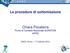 Le procedure di sottomissione. Chiara Pocaterra Punto di Contatto Nazionale EURATOM APRE. ENEA, Roma 17 Febbraio 2012