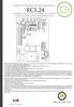 LIBRETTO ISTRUZIONI / INSTRUCTION MANUAL EC1.24 CENTRALE PER CANCELLI SCORREVOLI A 24VDC 24VDC CONTROL UNIT FOR SLIDING GATES DL11 DL9