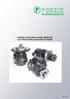 POMPE E MOTORI IN GHISA SERIE W3 CAST IRON PUMPS AND MOTOR W3 SERIES