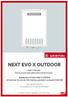 NEXT EVO X OUTDOOR USER S MANUAL INSTALLATION AND SERVICING INSTRUCTIONS. GAS WATER HEATER SCALDABAGNO A GAS ISTANTANEOì