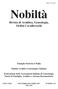 Nobiltà. Rivista di Araldica, Genealogia, Ordini Cavallereschi. Famiglie Storiche d Italia. Istituto Araldico Genealogico Italiano