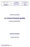 Direzione Generale. AOU San Luigi Gonzaga. Documento di pianificazione. Versione marzo Le norme di buona qualità. Direzione Generale