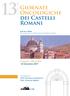 13 Giornate. Oncologiche dei Castelli Romani. Frascati - Villa Icidia 1/2 Dicembre 2017 ECM CONGRESSO