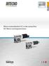 Micro motoriduttori CC a vite senza fine DC Micro wormgearmotors