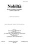 Nobiltà. Rivista di Araldica, Genealogia, Ordini Cavallereschi. Direttore Responsabile - Fondatore: Pier Felice degli Uberti