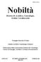 Nobiltà. Rivista di Araldica, Genealogia, Ordini Cavallereschi. Famiglie Storiche d Italia. Istituto Araldico Genealogico Italiano