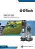 SERIE EV 50HZ POMPE MULTISTADIO VERTICALI. etechpumps.com