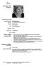 Curriculum Vitae Europass