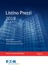 Listino Prezzi 2018 Ed. Luglio 2018