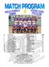 MATCH PROGRAM VITERIA 2000 PRATA PN VOLLEY PARELLA TORINO