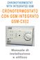 CHRONOTHERMOSTAT WITH INTEGRATED GSM CRONOTERMOSTATO CON GSM INTEGRATO GSM-CX52
