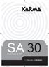 SA 30 Amplificatore P.A. >> Manuale di istruzioni SA_30 manual.indd 1 05/02/