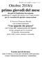 Il primo giovedì del mese dopo la Messa o in un altro momento della giornata vivere l adorazione eucaristica comunitaria