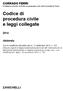 Codice di procedura civile e leggi collegate