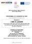 Ufficio Orientamento, Stage e Placement Settore Stage all Estero PROGRAMMA LLP- LEONARDO DA VINCI. Programma per l Apprendimento Permanente