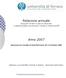 Relazione annuale Acquisto di beni e servizi secondo il sistema delle convenzioni Consip e Intercent/ER. Anno 2007