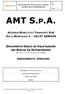 AMT S.P.A. AZIENDA MOBILITÀ E TRASPORTI SPA VIA L.MONTALDO GENOVA INSEDIAMENTO: DIREZIONE DOCUMENTO UNICO DI VALUTAZIONE