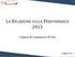 LA RELAZIONE SULLA PERFORMANCE Camera di Commercio di Pisa