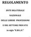 REGOLAMENTO ENTE BILATERALE NAZIONALE DELLE LIBERE PROFESSIONI E DEL SETTORE PRIVATO