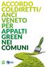 ACCORDO COLDIRETTI/ ANCI VENETO PER APPALTI GREEN NEI COMUNI