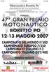 CAMPIONATO DEL MONDO F/500 CAMPIONATO EUROPEO F/250 CAMPIONATO ITALIANO F.2 CAMPIONATO ITALIANO OSY/400