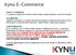 Kynu E-commerce E-commerce dedicato al settore della stampa online (grande e piccolo formato)