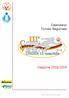 Calendario Torneo Regionale. Stagione 2018/2019