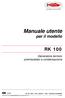 Manuale utente per il modello