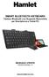 SMART BLUETOOTH KEYBOARD Tastiera Bluetooth con Supporto Removibile per Smartphone e Tablet PC