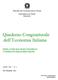 Quaderno Congiunturale dell Economia Italiana