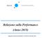 Relazione sulla Performance (Anno 2015) - Approvata con decreto del Presidente n. 85/2016 del 29 dicembre