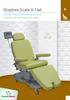 Stephen Scale H Flat. Poltrona hospital con bilancia integrata Hospital chair with integrated scale. Flat design