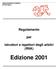 Regolamento. per. istruttori e ispettori degli arbitri (RIIA)