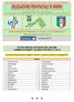 COMUNICATO UFFICIALE N 14 del 12 OTTOBRE 2017 Stagione Sportiva