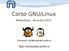 Corso GNU/Linux.   Networking dicembre Emmanuel