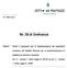 Nr. 38 di Ordinanza. Criteri e parametri per la determinazione del parametro. numerico dei Pubblici Esercizi per la somministrazione al