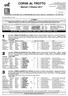 CORSE AL TROTTO. Martedì 3 Ottobre 2017 ATTENZIONE: SI RICORDA CHE LA DISPOSIZIONE DEI CAVALLI DIETRO L AUTOSTART E DI 8 PER FILA