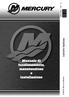 2016, Mercury Marine. Manuale di funzionamento, manutenzione e installazione. 9.9/10/15 TwoStroke