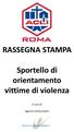 Sportello di orientamento vittime di violenza