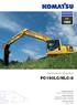 PC190LC/NLC-8. Escavatore idraulico PC 190