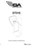 DT315. Istruzioni per l installazione in modalità Relé e BUS. DT40_r1