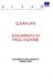 CLEAR LIFE DOCUMENTO DI FACILITAZIONE