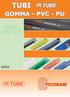TUBI GOMMA - PVC - PU PI TUBE. Catalogo e Listino prezzi IRRIFLAT - 20 PI TUBE ACQUAFORT / 10 PI TUBE. RoHS