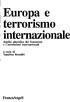 Europa e terrorismo internazionale