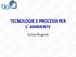 TECNOLOGIE E PROCESSI PER L AMBIENTE. Enrico Brugnoli