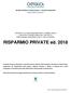 RISPARMIO PRIVATE ed. 2018