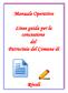 Manuale Operativo. Linee guida per la concessione del Patrocinio del Comune di. Rivoli