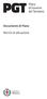 PGT. Piano di Governo del Territorio. Documento di Piano. Norme di attuazione