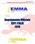 Regolamento Ufficiale ESPL ITALIA 2018